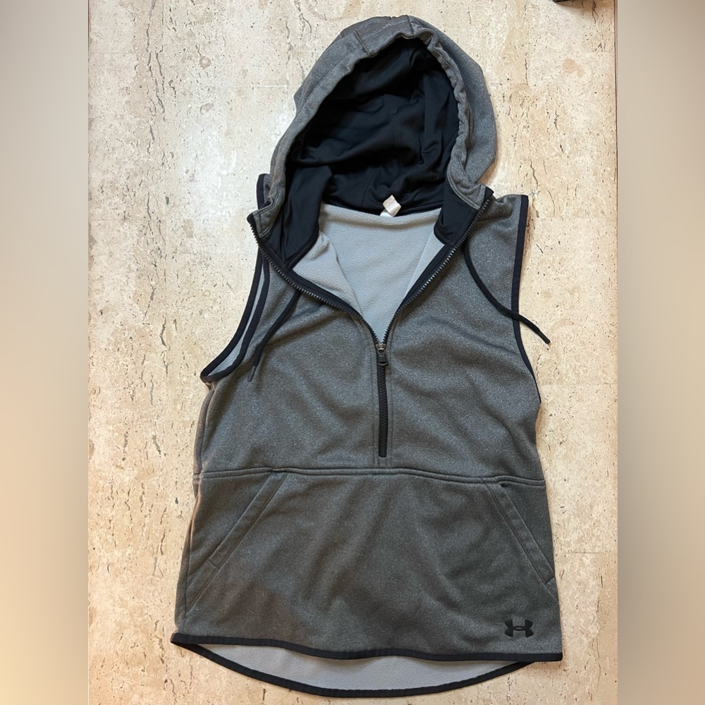 Under Armour Cold Gear Women’s Half Zip Sleeveless Pullover Size Small